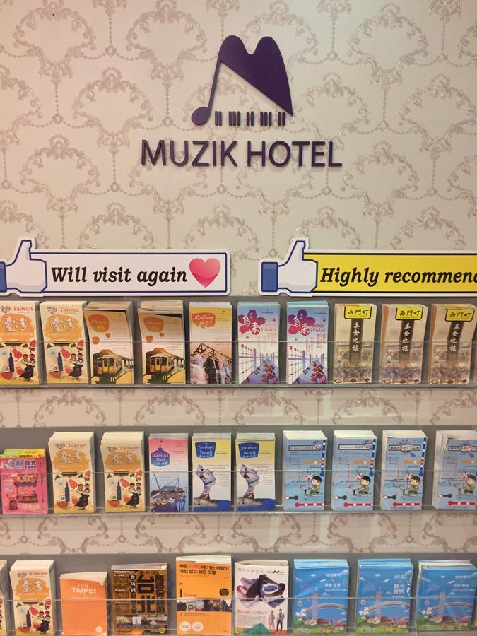 Muzik Hotel - Ximending Xining Branch Taipei Exterior foto
